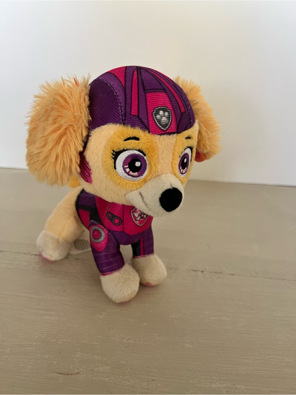 PAW Patrol Skye Plush Stuffed Animal 2018 Spin Master Pink Purple